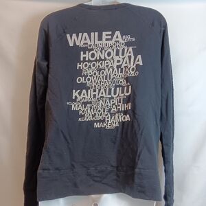 *NEW James Perse Wailea Hawaii Sweatshirt Black Size 3